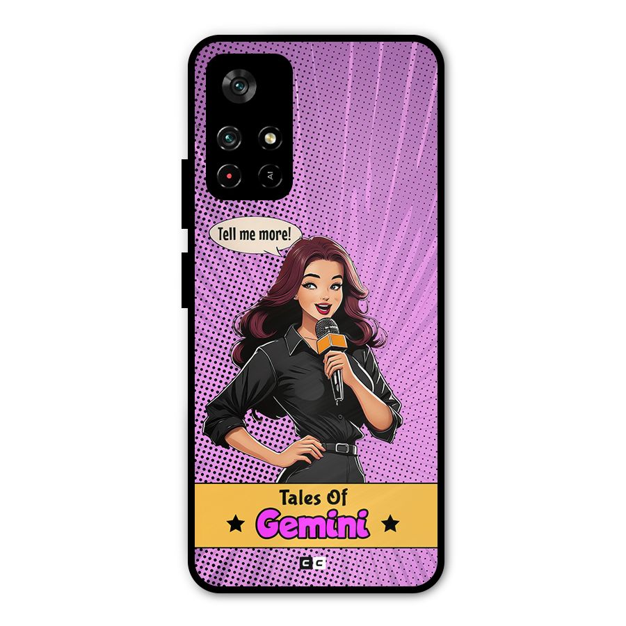 Tales Of Gemini Metal Back Case for Poco M4 Pro 5G
