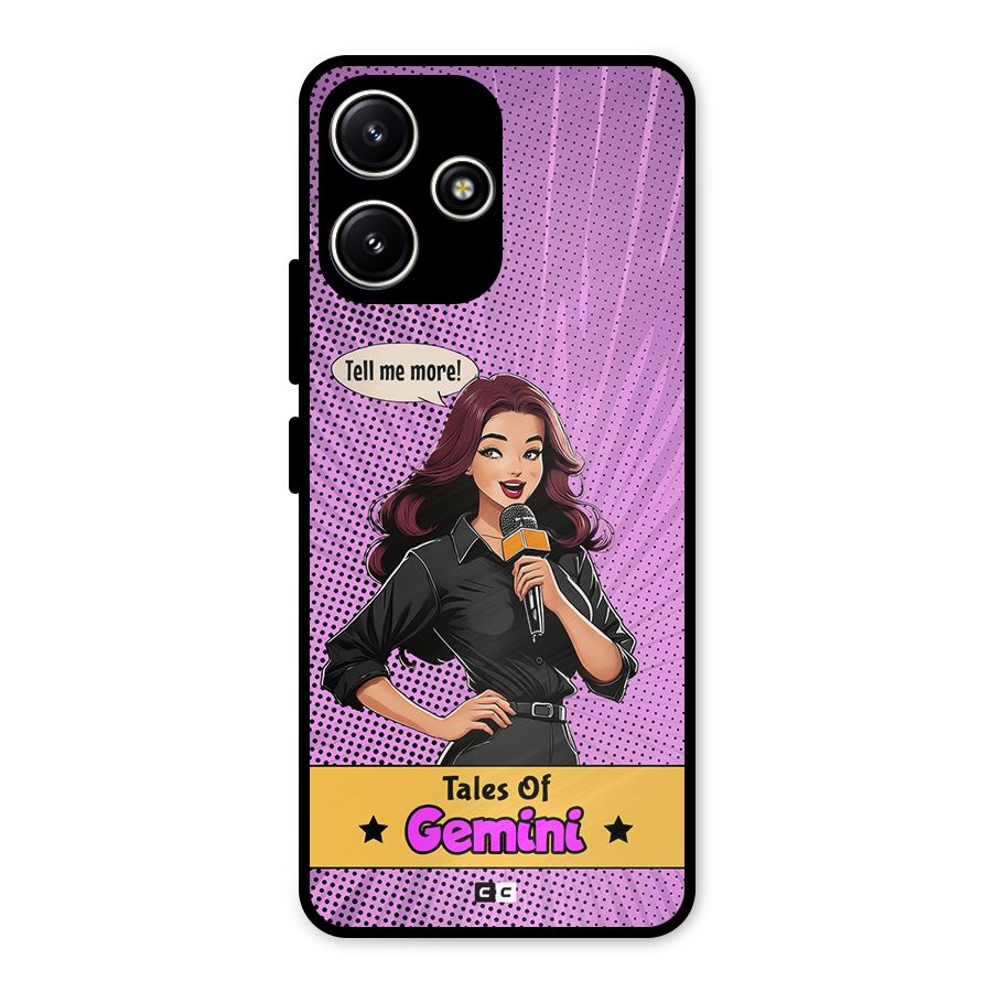 Tales Of Gemini Metal Back Case for Poco M6 Pro