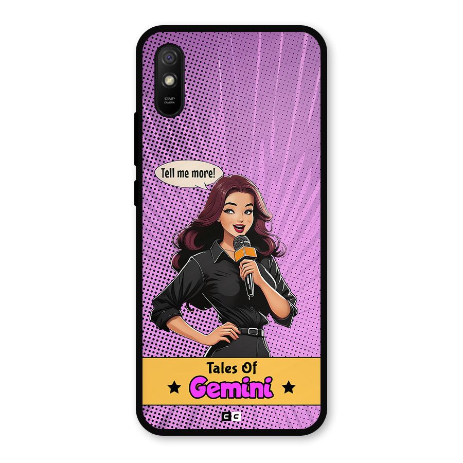Tales Of Gemini Metal Back Case for Redmi 9a