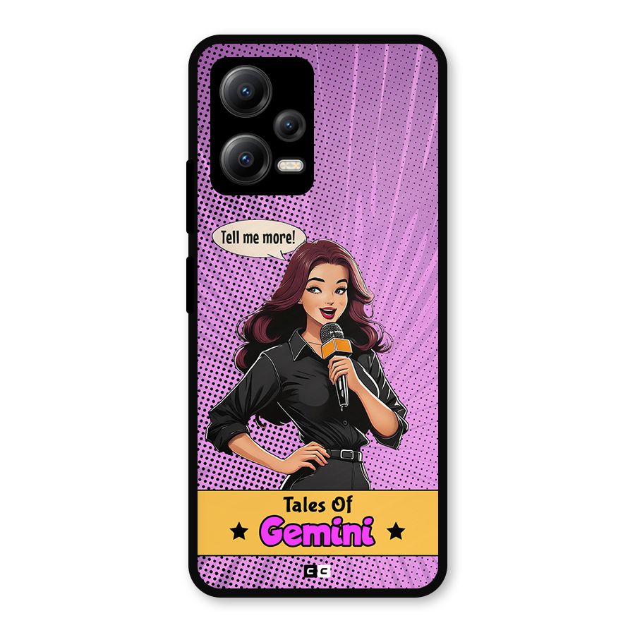Tales Of Gemini Metal Back Case for Redmi Note 12 5G