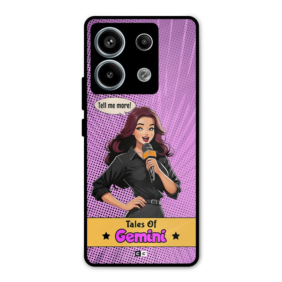 Tales Of Gemini Metal Back Case for Redmi Note 13 Pro 5G
