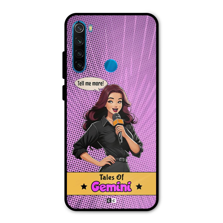 Tales Of Gemini Metal Back Case for Redmi Note 8