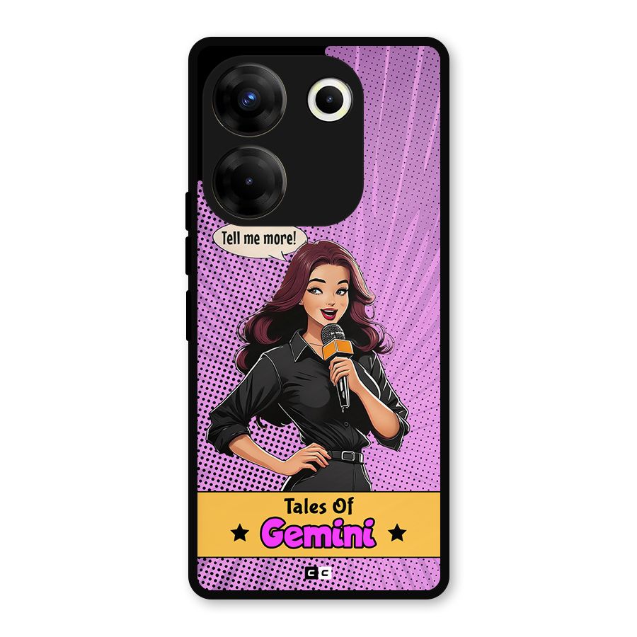 Tales Of Gemini Metal Back Case for Tecno Camon 20 Pro