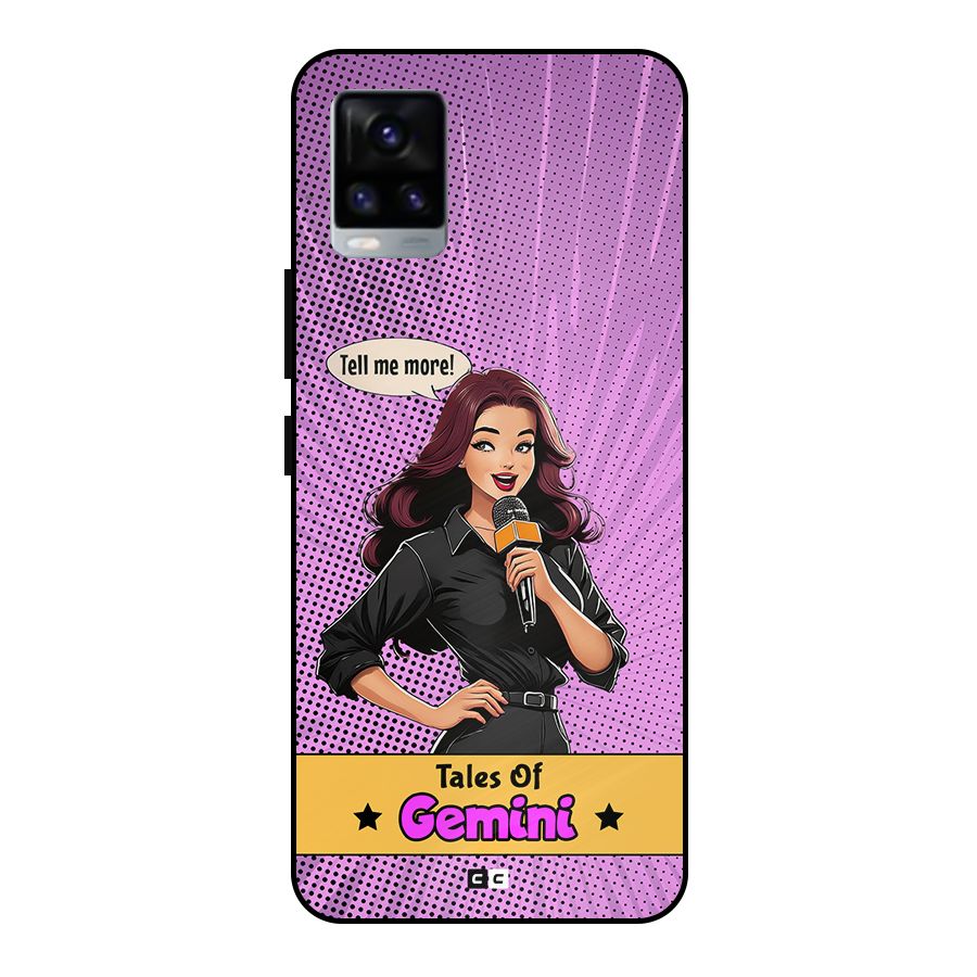 Tales Of Gemini Metal Back Case for Vivo V20 2021