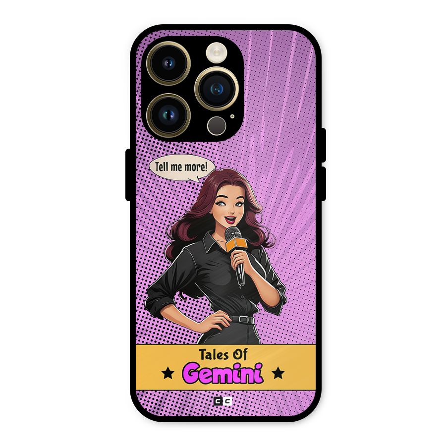 Tales Of Gemini Metal Back Case for iPhone 14 Pro