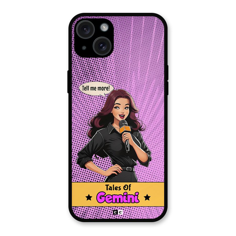 Tales Of Gemini Metal Back Case for iPhone 15 Plus