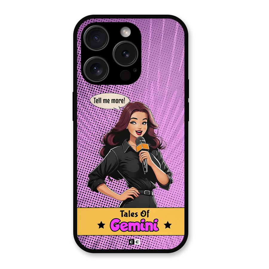 Tales Of Gemini Metal Back Case for iPhone 15 Pro