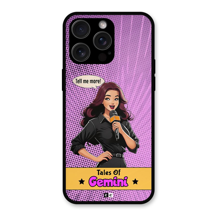 Tales Of Gemini Metal Back Case for iPhone 15 Pro Max