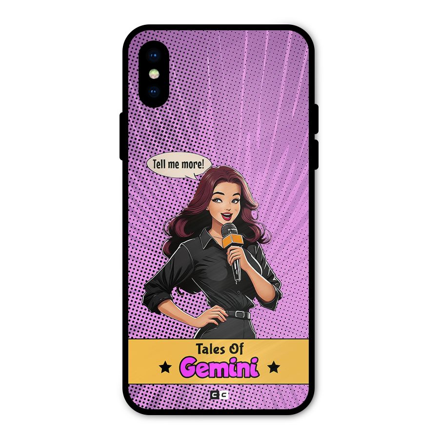 Tales Of Gemini Metal Back Case for iPhone X