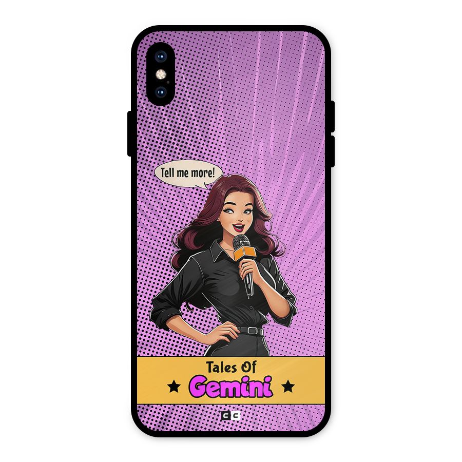 Tales Of Gemini Metal Back Case for iPhone XS Max