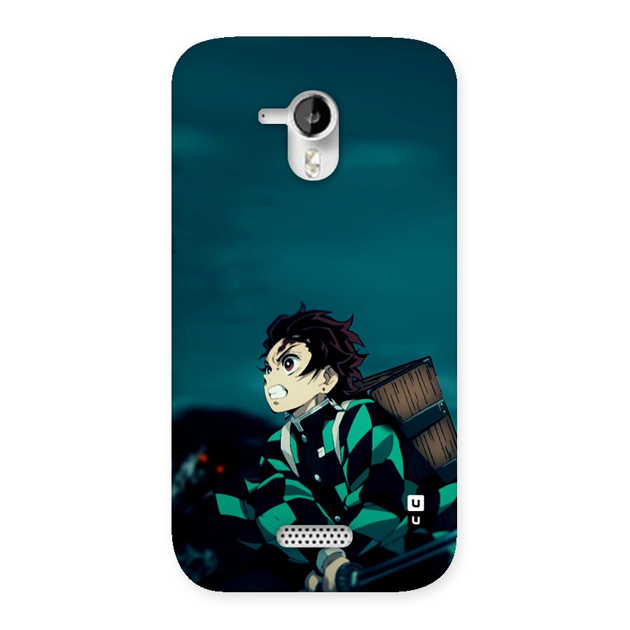 Tanjiro demon slayer Back Case for Canvas HD A116