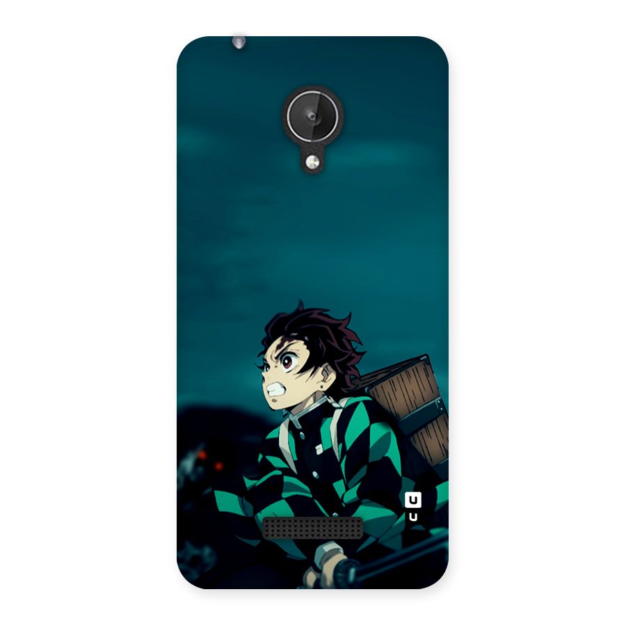 Tanjiro demon slayer Back Case for Canvas Spark Q380