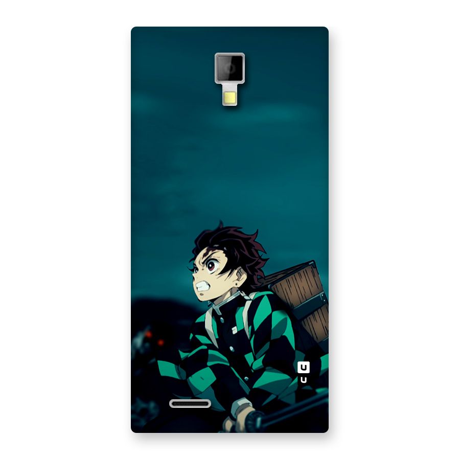 Tanjiro demon slayer Back Case for Canvas Xpress A99