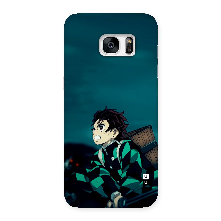 Tanjiro demon slayer Back Case for Galaxy S7 Edge