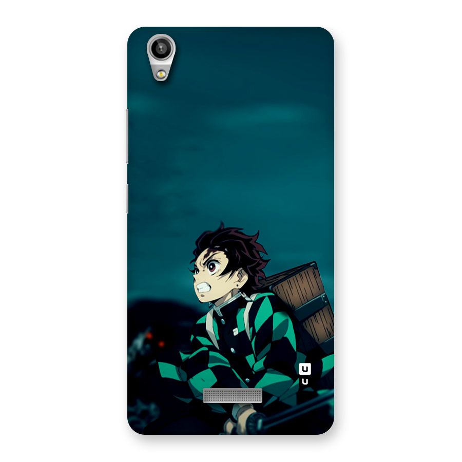 Tanjiro demon slayer Back Case for Lava Pixel V1
