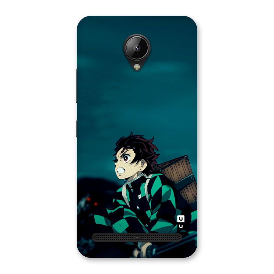 Tanjiro demon slayer Back Case for Lenovo C2