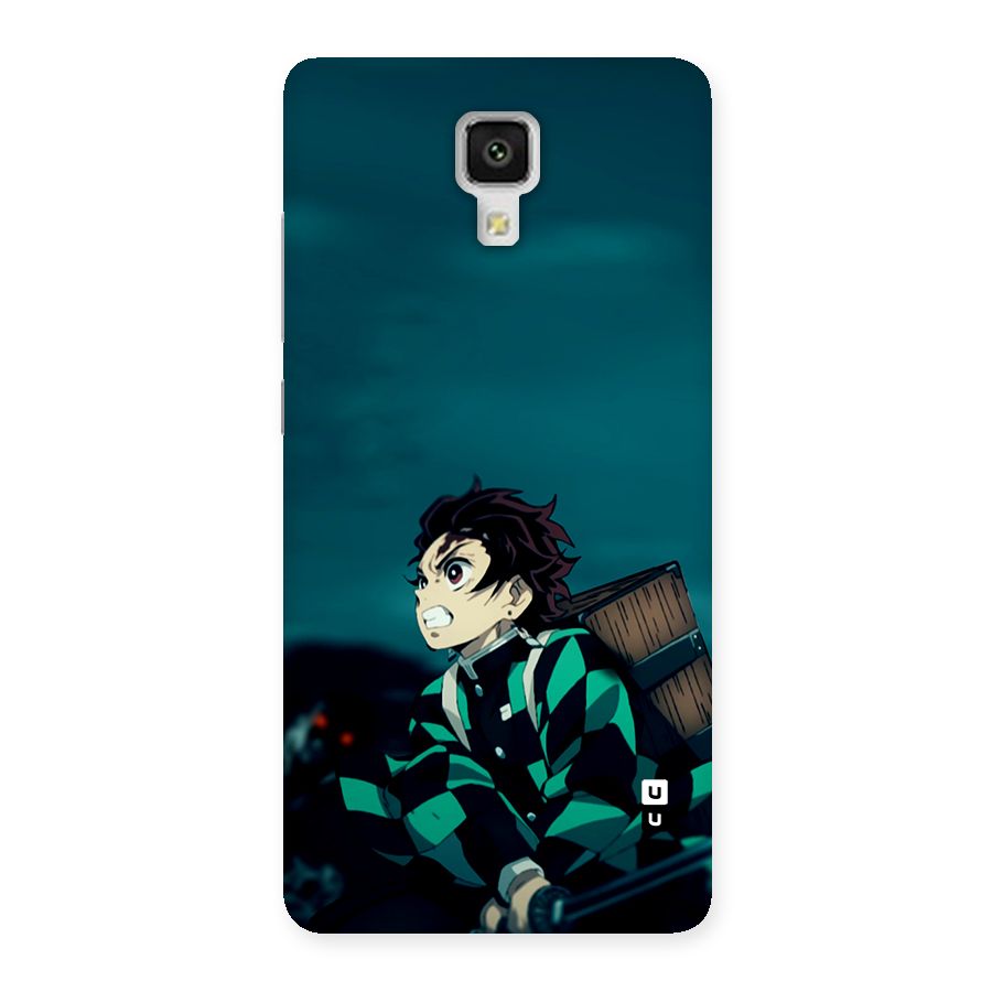 Tanjiro demon slayer Back Case for Mi4