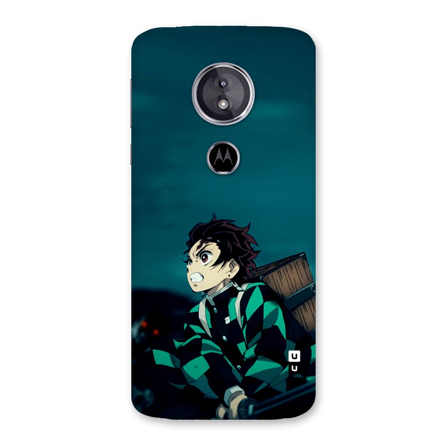 Tanjiro demon slayer Back Case for Moto E5