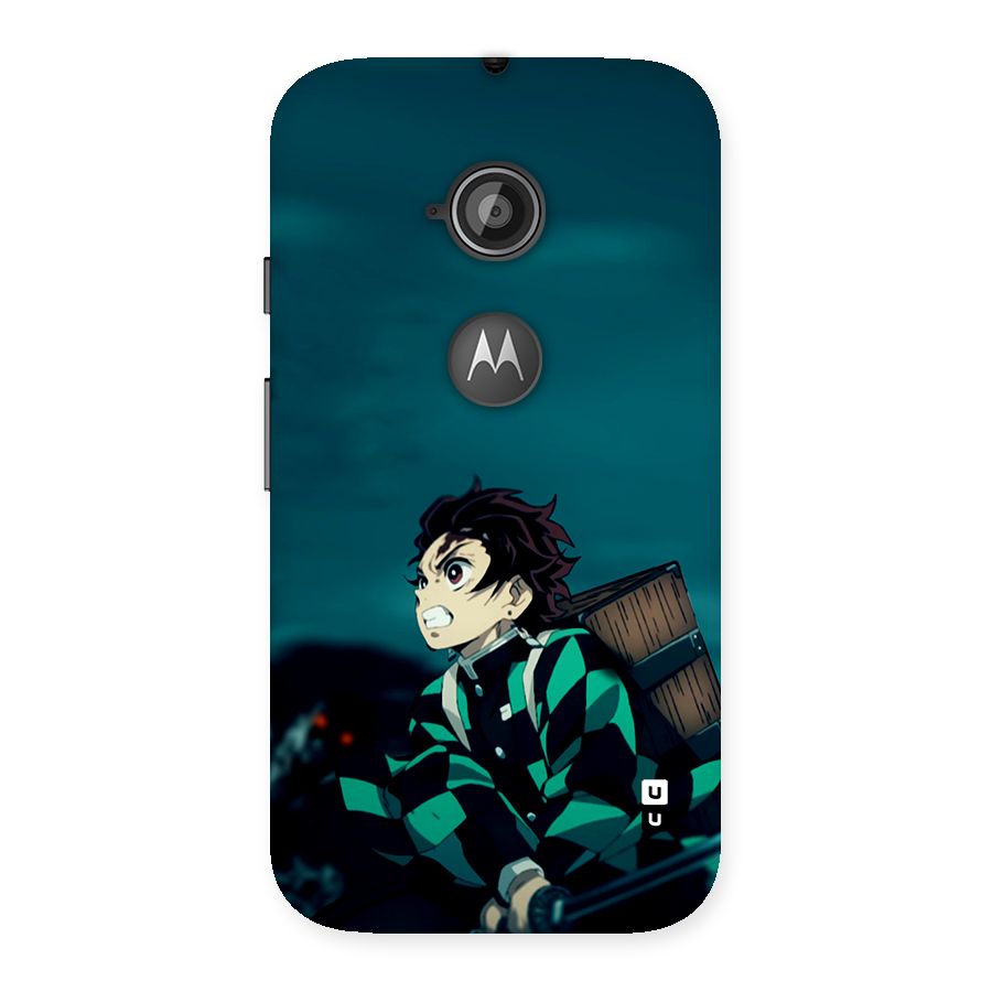 Tanjiro demon slayer Back Case for Moto E 2nd Gen