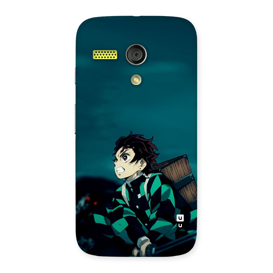 Tanjiro demon slayer Back Case for Moto G