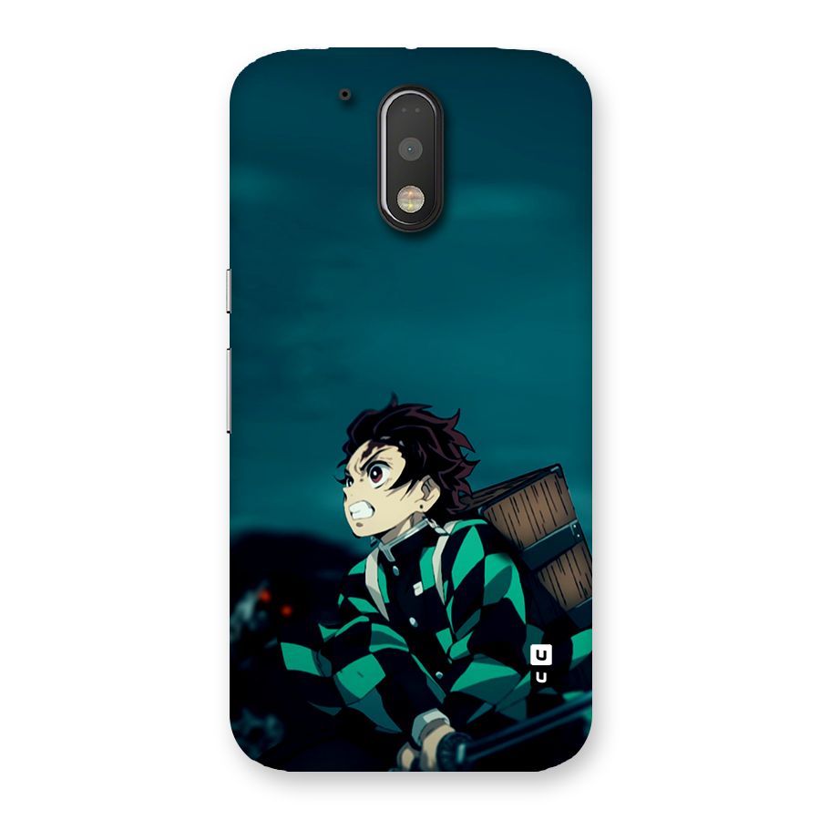 Tanjiro demon slayer Back Case for Moto G4 Plus