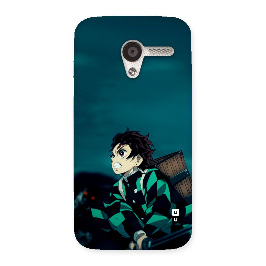 Tanjiro demon slayer Back Case for Moto X