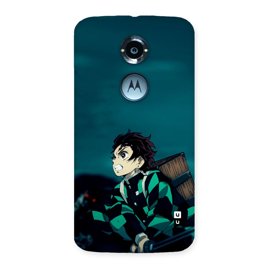 Tanjiro demon slayer Back Case for Moto X2
