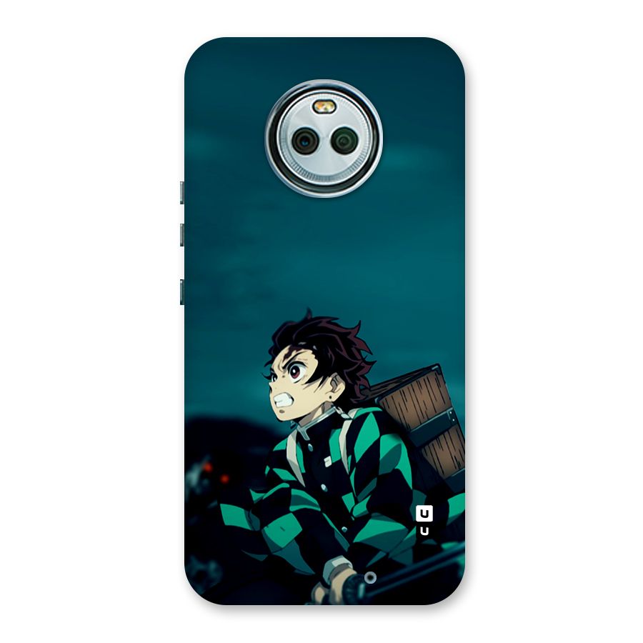 Tanjiro demon slayer Back Case for Moto X4