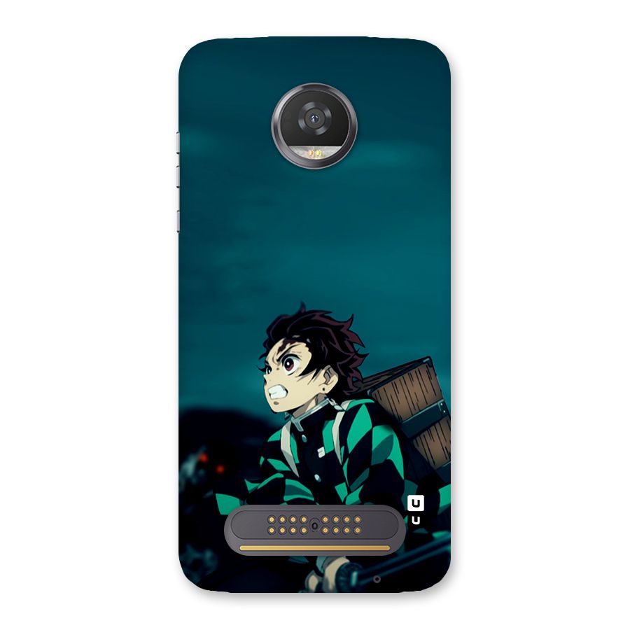 Tanjiro demon slayer Back Case for Moto Z2 Play