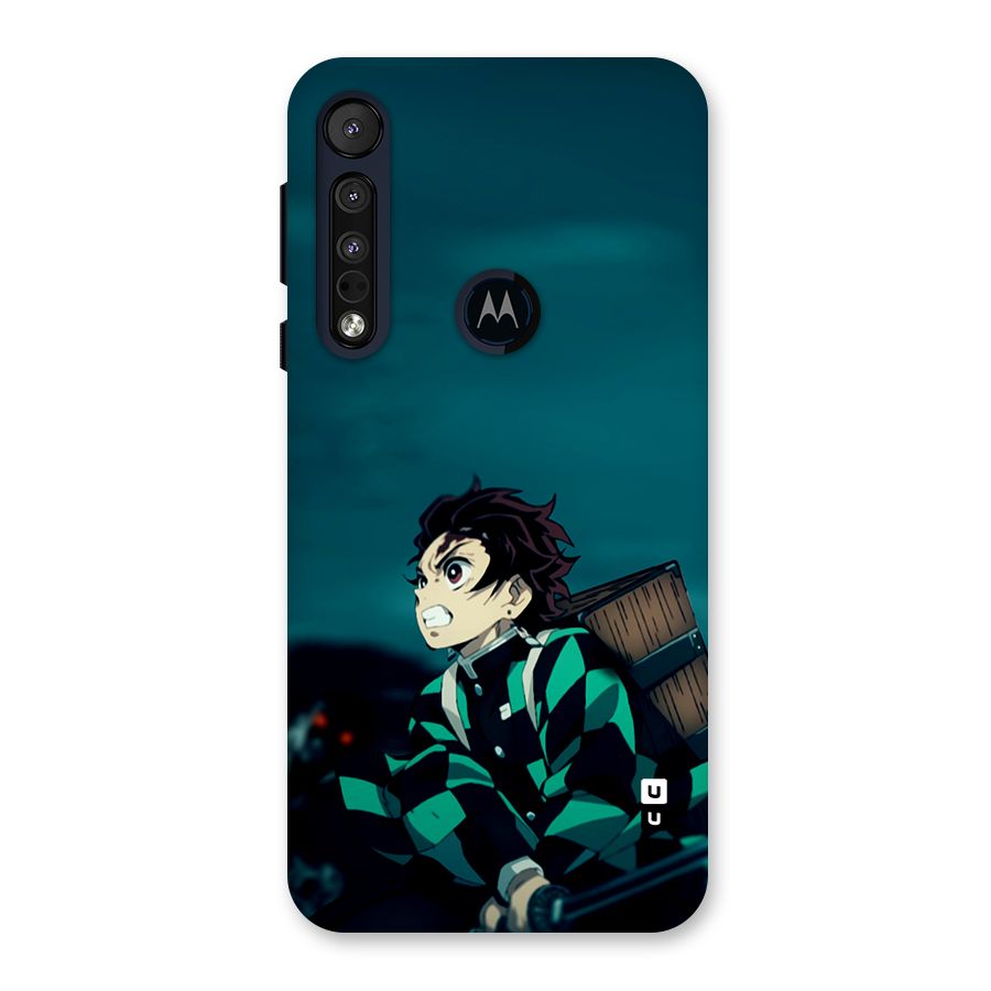 Tanjiro demon slayer Back Case for Motorola One Macro