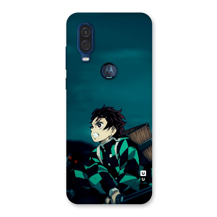 Tanjiro demon slayer Back Case for Motorola One Vision