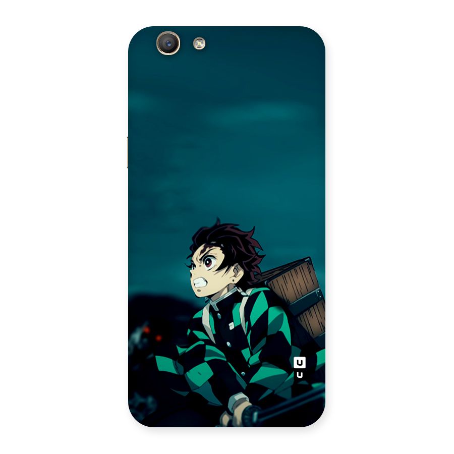 Tanjiro demon slayer Back Case for Oppo F1s