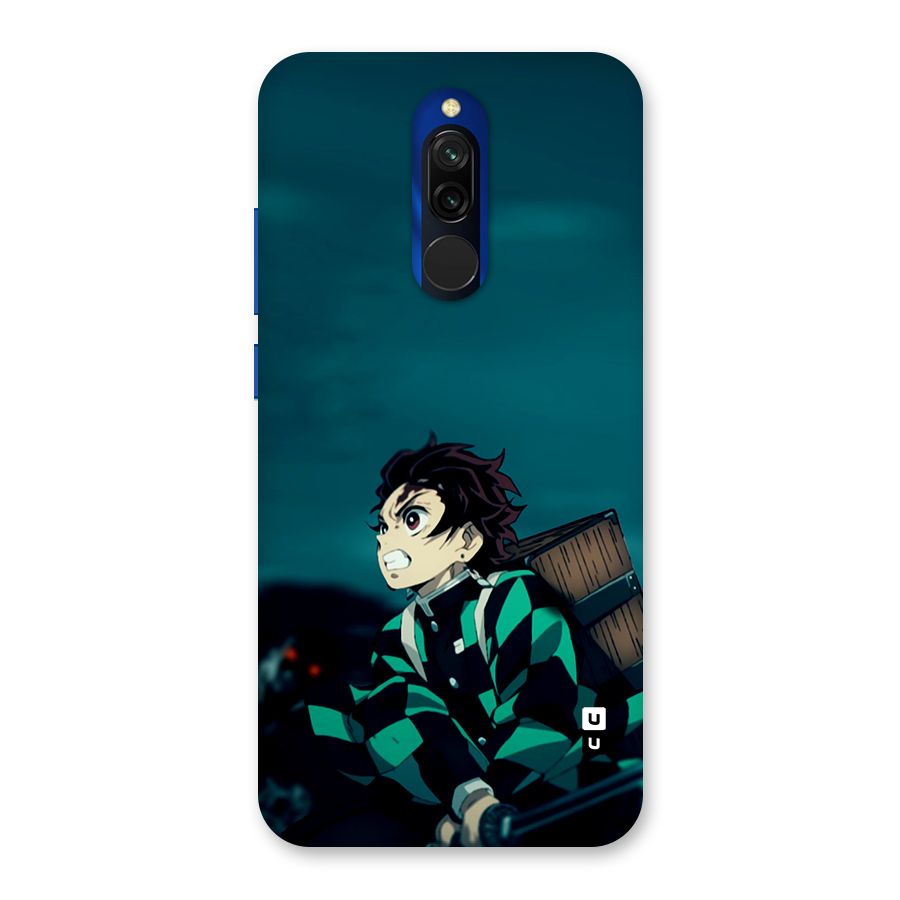 Tanjiro demon slayer Back Case for Redmi 8