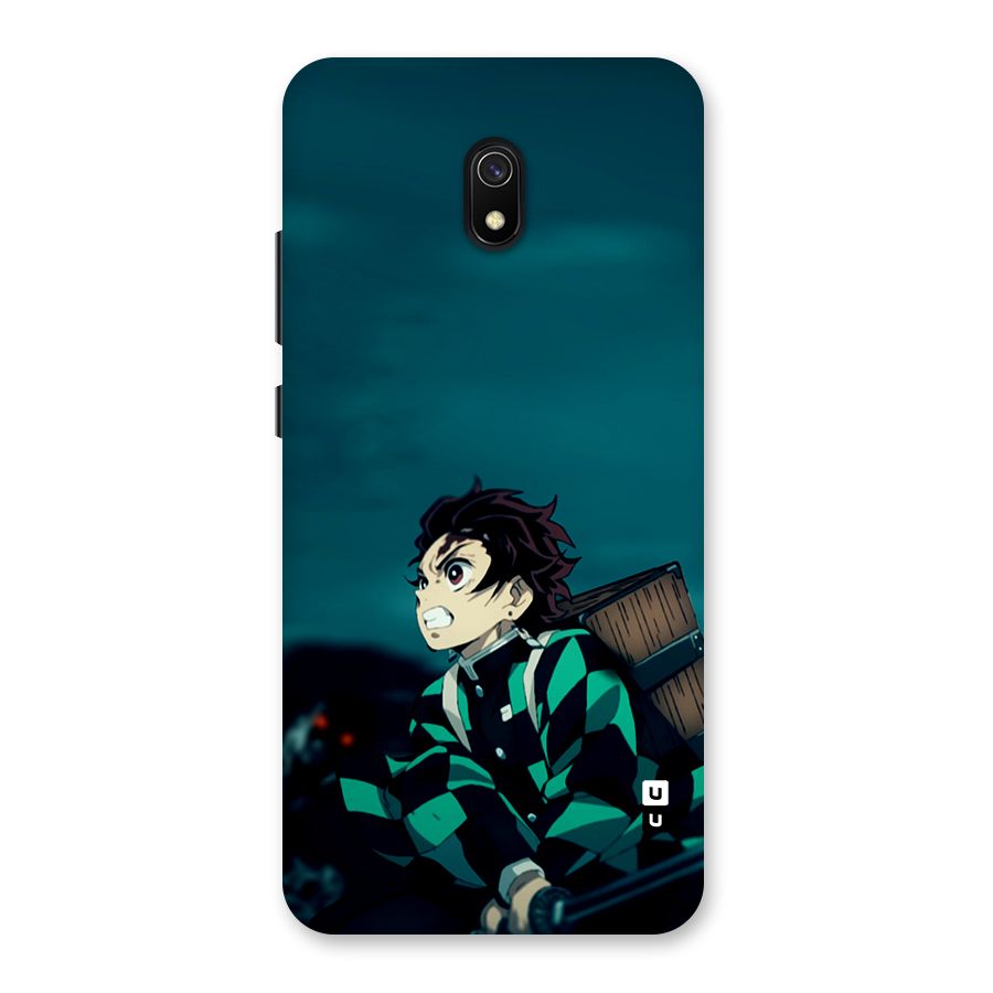 Tanjiro demon slayer Back Case for Redmi 8A