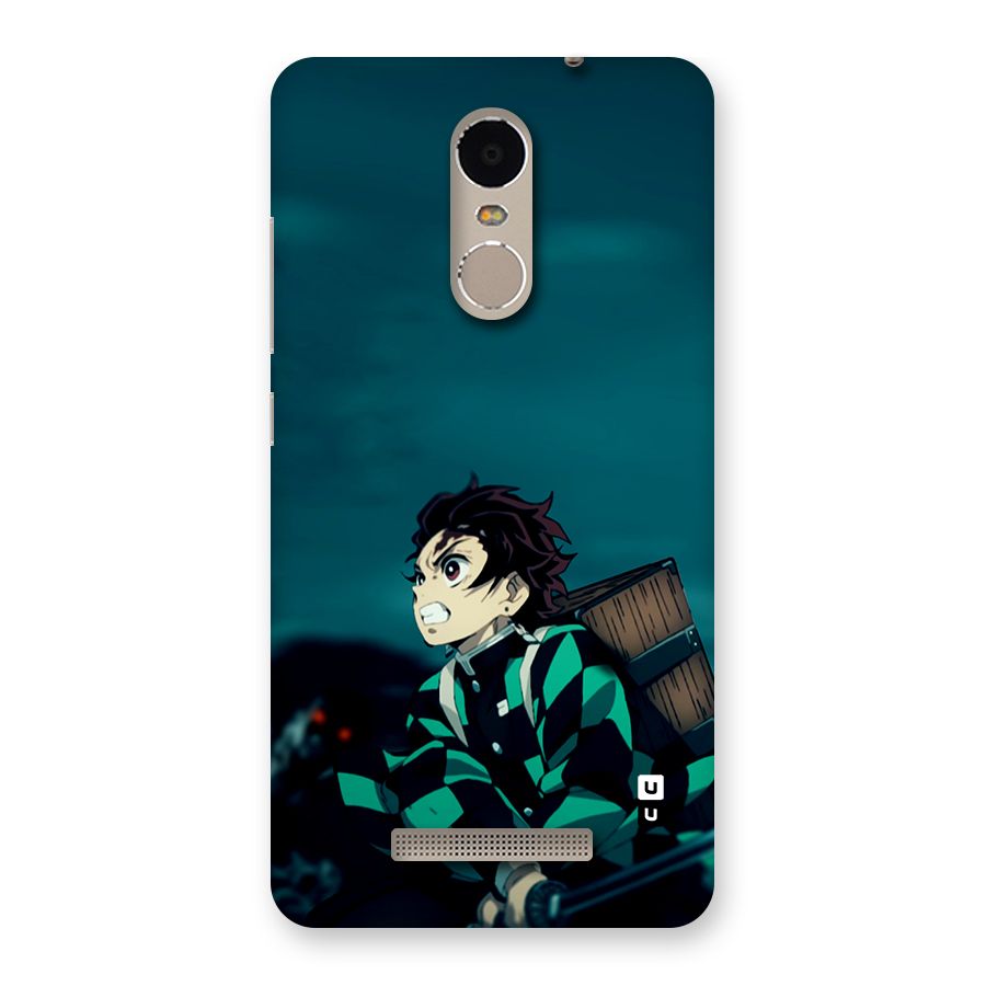 Tanjiro demon slayer Back Case for Redmi Note 3