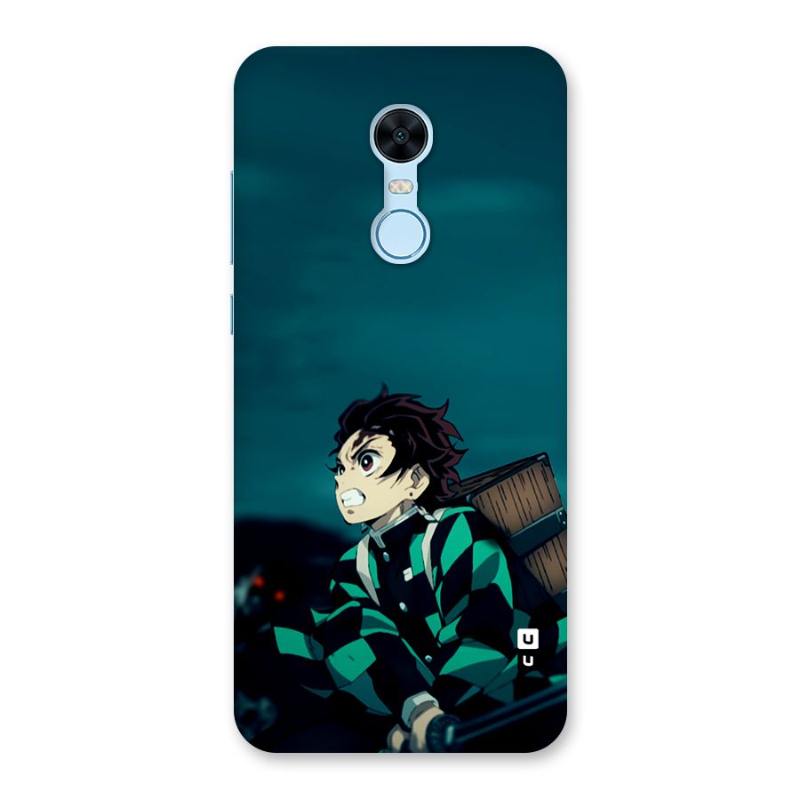 Tanjiro demon slayer Back Case for Redmi Note 5