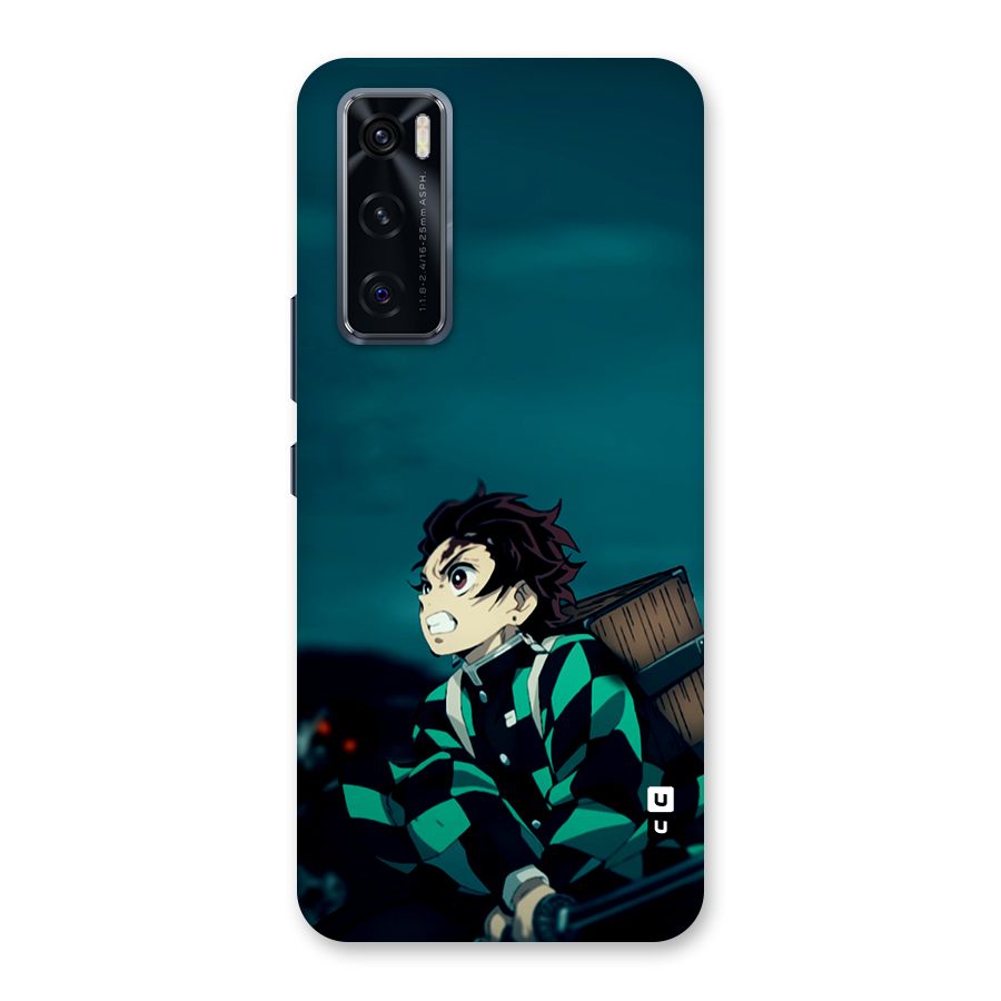 Tanjiro demon slayer Back Case for Vivo V20 SE