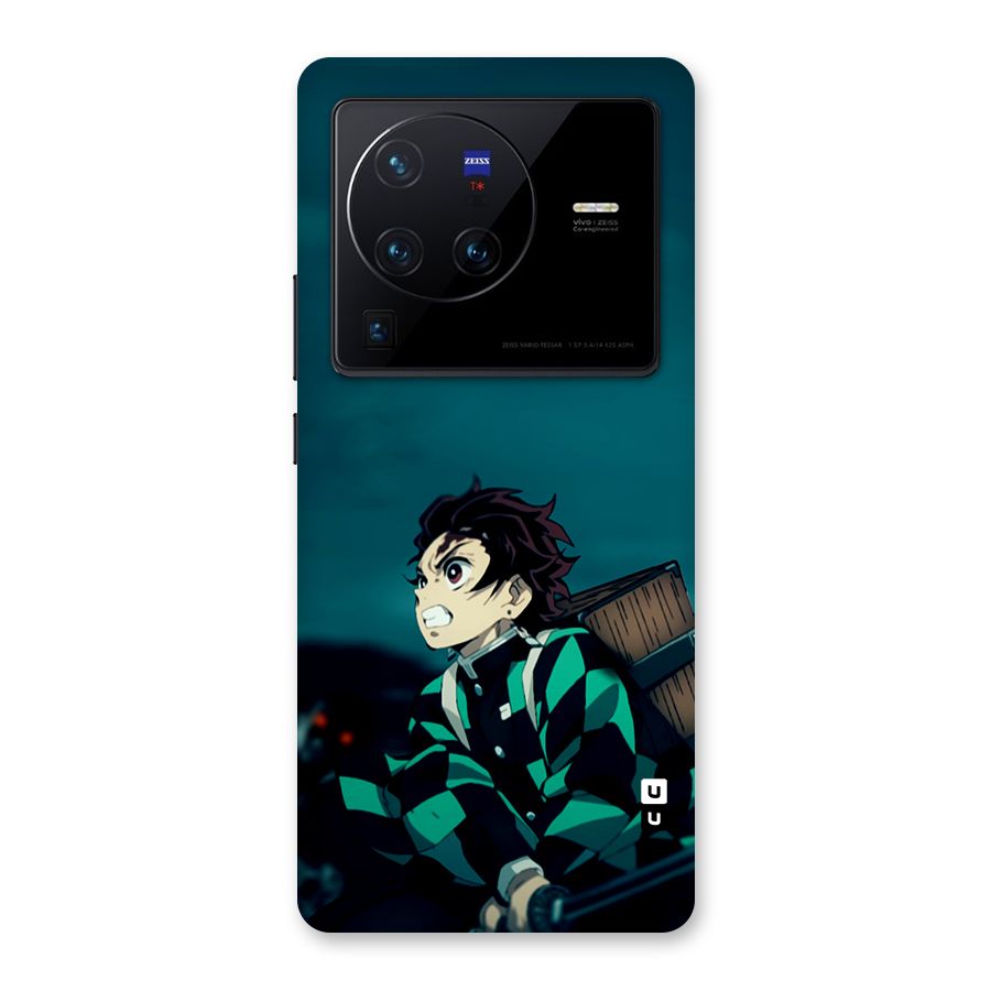Tanjiro demon slayer Back Case for Vivo X80 Pro