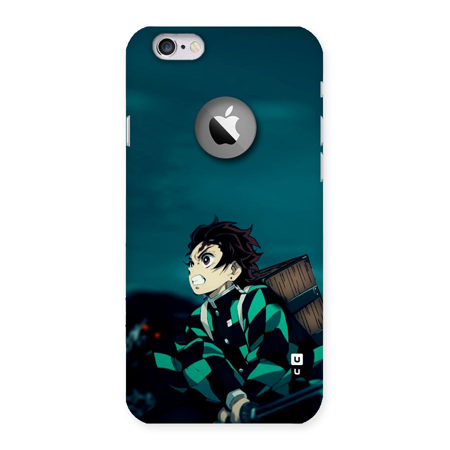 Tanjiro demon slayer Back Case for iPhone 6 Logo Cut