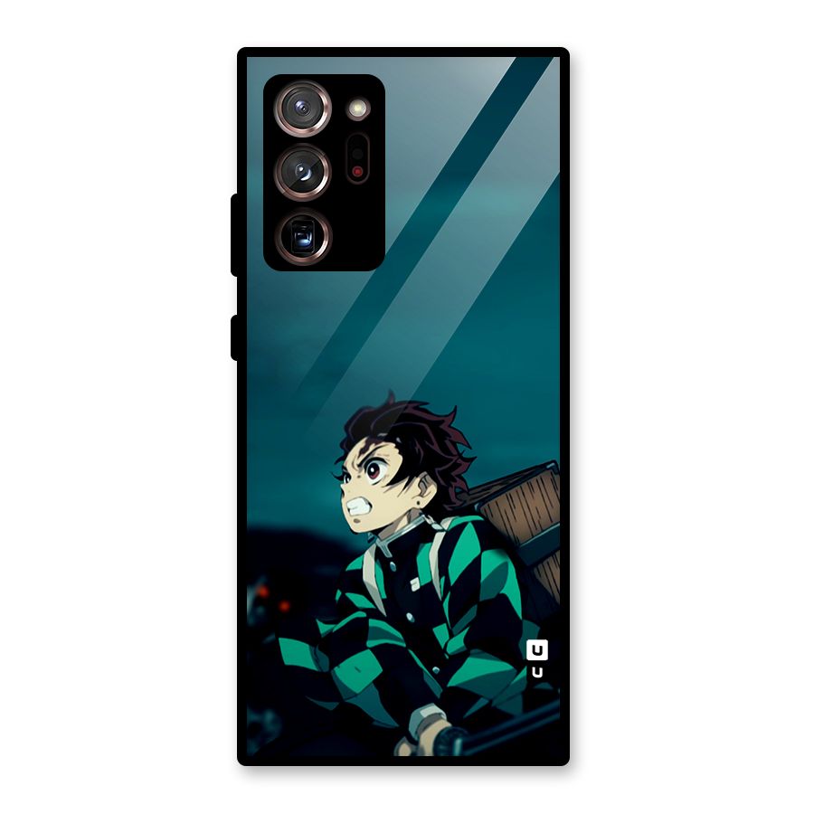 Tanjiro demon slayer Glass Back Case for Galaxy Note 20 Ultra