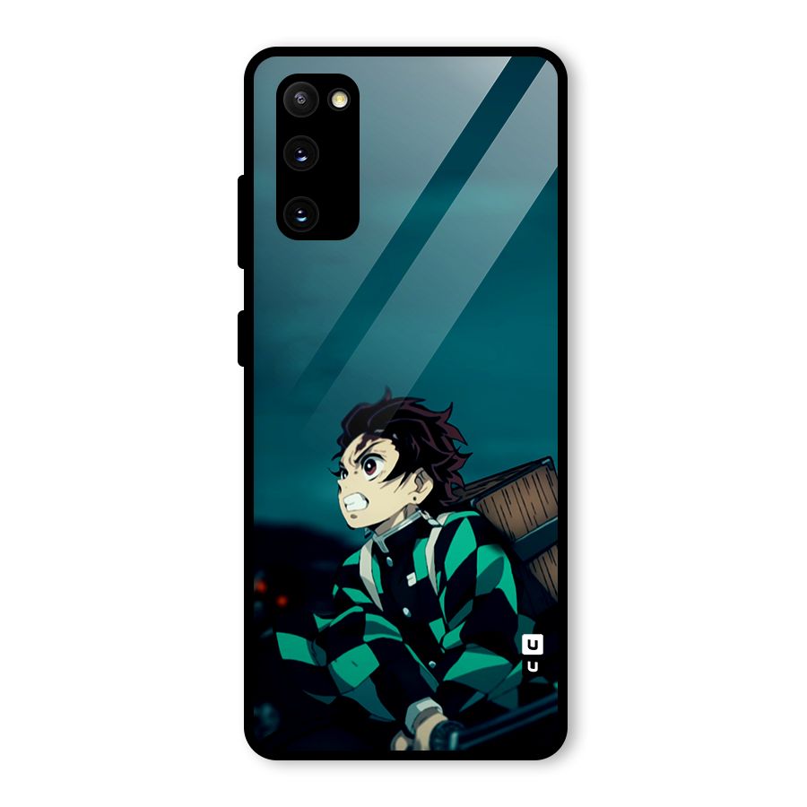 Tanjiro demon slayer Glass Back Case for Galaxy S20 FE 5G