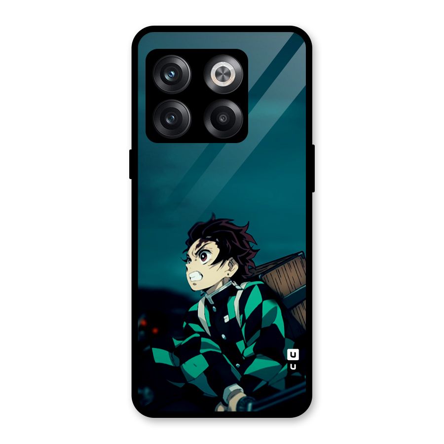 Tanjiro demon slayer Glass Back Case for OnePlus 10T
