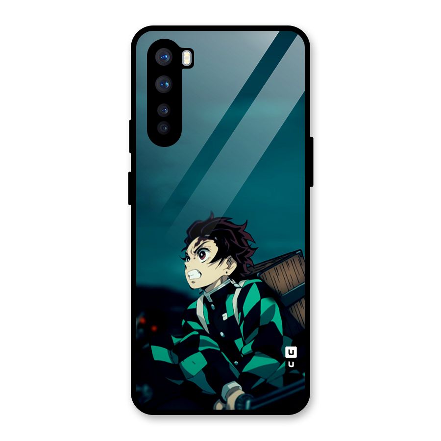 Tanjiro demon slayer Glass Back Case for OnePlus Nord