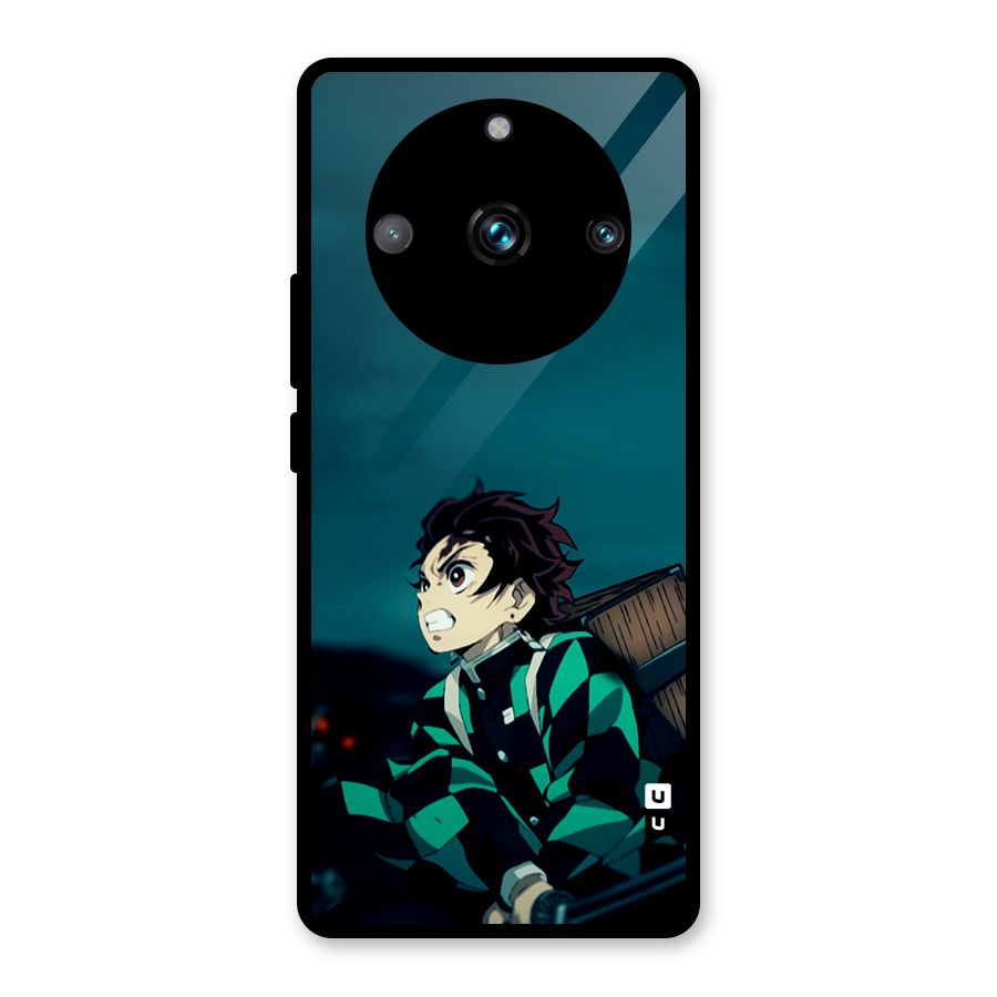 Tanjiro demon slayer Glass Back Case for Realme 11 Pro Plus