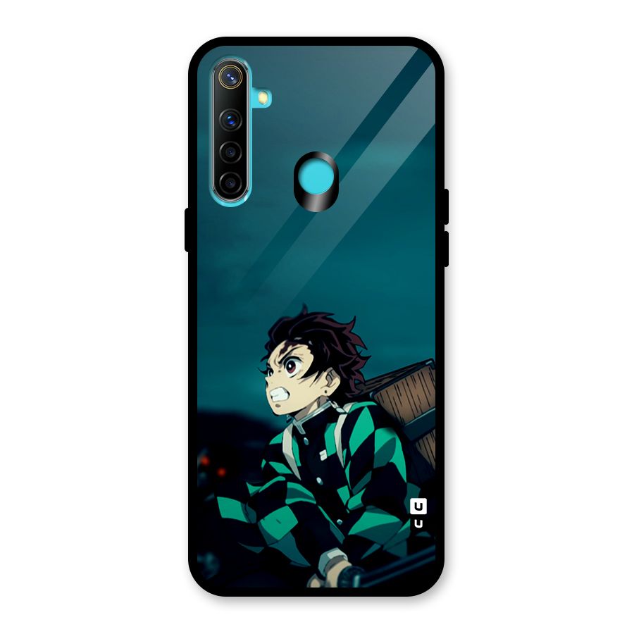Tanjiro demon slayer Glass Back Case for Realme Narzo 10
