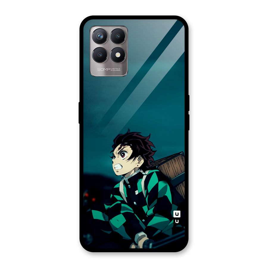Tanjiro demon slayer Glass Back Case for Realme Narzo 50