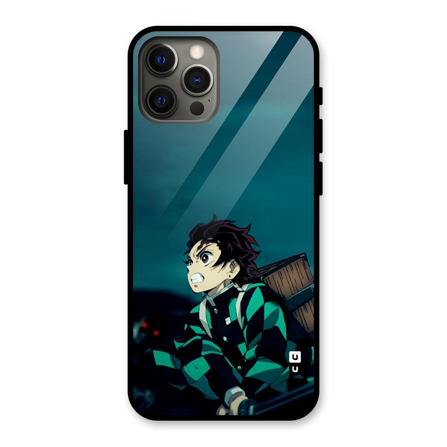 Tanjiro demon slayer Glass Back Case for iPhone 12 Pro Max