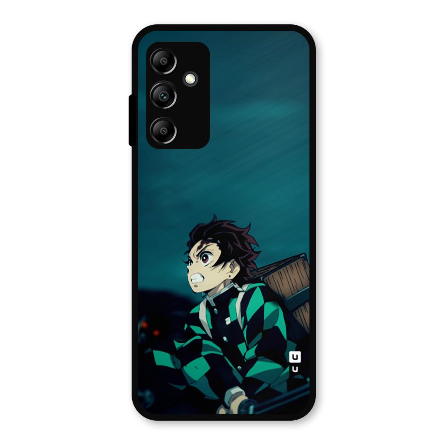 Tanjiro demon slayer Metal Back Case for Galaxy A14 5G