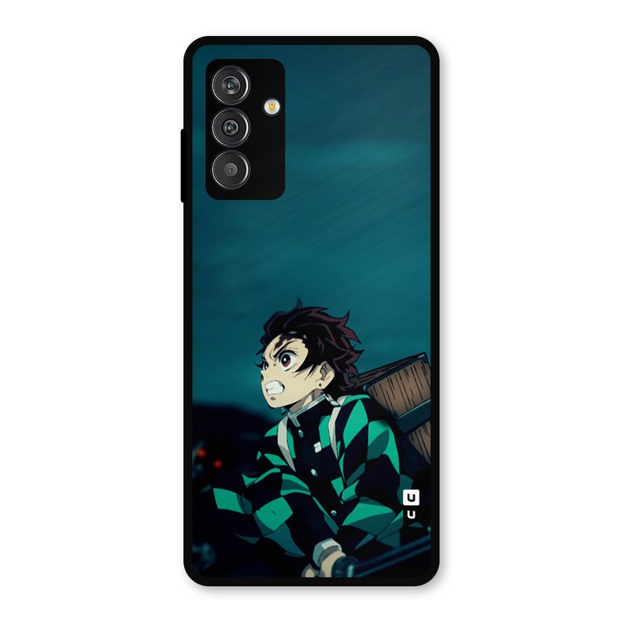 Tanjiro demon slayer Metal Back Case for Galaxy M13
