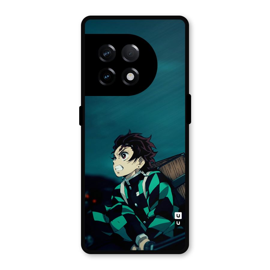 Tanjiro demon slayer Metal Back Case for OnePlus 11R